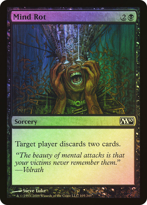 Mind Rot\nMagic 2010 Core Set\nSingle\nMagic The Gathering