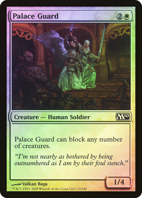 Palace Guard\nMagic 2010 Core Set\nSingle\nMagic The Gathering