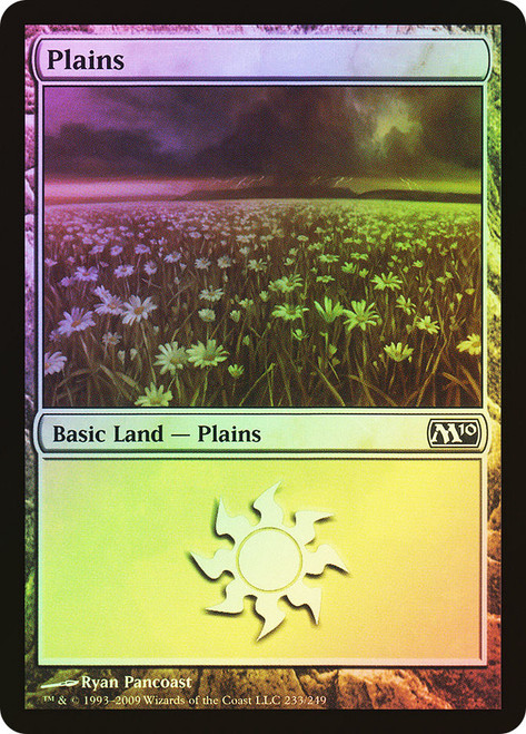 Plains (#233)\nMagic 2010 Core Set\nSingle\nMagic The Gathering