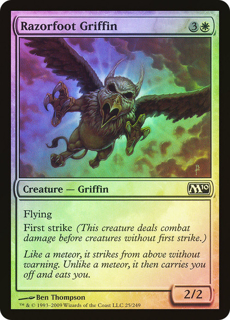 Razorfoot Griffin\nMagic 2010 Core Set\nSingle\nMagic The Gathering