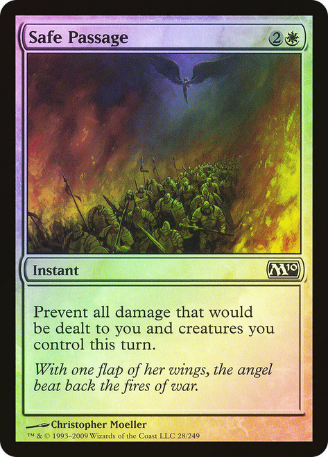 Safe Passage\nMagic 2010 Core Set\nSingle\nMagic The Gathering