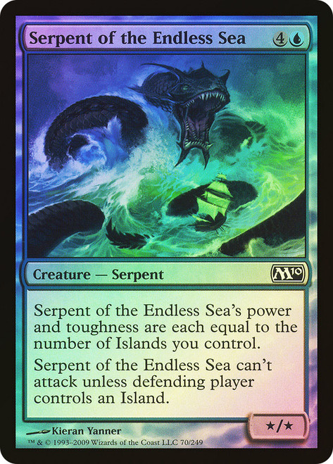 Serpent of the Endless Sea\nMagic 2010 Core Set\nSingle\nMagic The Gathering