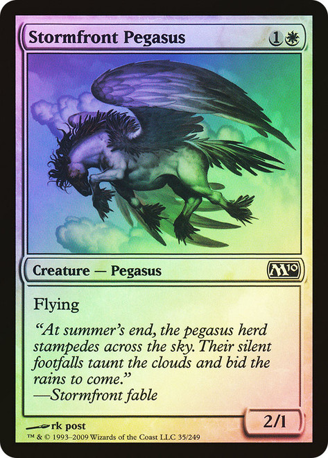 Stormfront Pegasus\nMagic 2010 Core Set\nSingle\nMagic The Gathering
