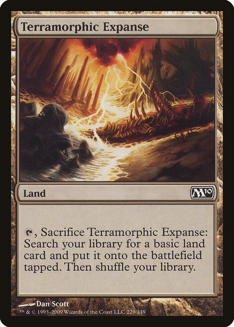 Terramorphic Expanse\nMagic 2010 Core Set\nSingle\nMagic The Gathering
