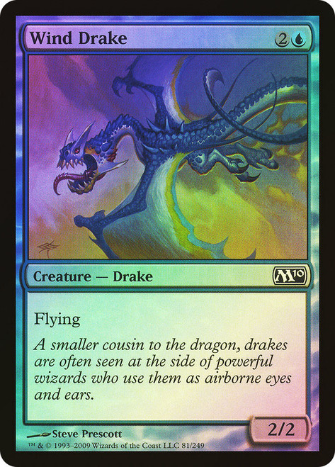 Wind Drake\nMagic 2010 Core Set\nSingle\nMagic The Gathering