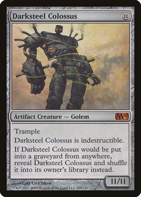 Darksteel Colossus\nMagic 2010 Core Set\nSingle\nMagic The Gathering