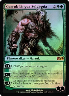 Garruk Wildspeaker
Magic 2010 Core Set (Foil) - Italian
Single
Magic The Gathering