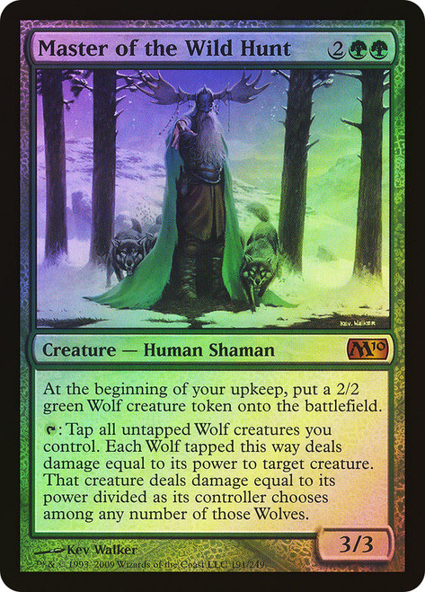 Master of the Wild Hunt\nMagic 2010 Core Set\nSingle\nMagic The Gathering