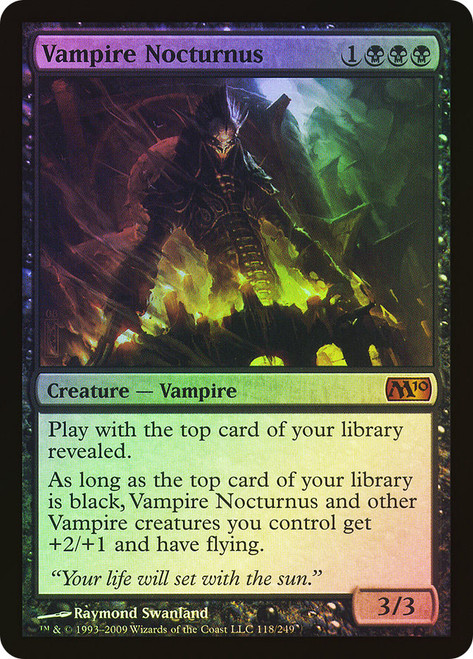 Vampire Nocturnus\nMagic 2010 Core Set\nSingle\nMagic The Gathering