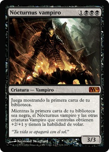 Vampire Nocturnus
Magic 2010 Core Set - Spanish
Single
Magic The Gathering