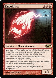 Ball Lightning
Magic 2010 Core Set - German
Single
Magic The Gathering
