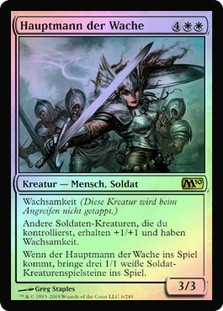 Captain of the Watch
Magic 2010 Core Set (Foil) - German
Single
Magic The Gathering