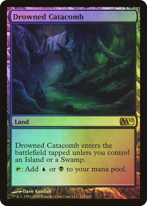 Drowned Catacomb\nMagic 2010 Core Set\nSingle\nMagic The Gathering