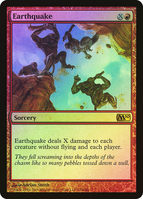 Earthquake\nMagic 2010 Core Set\nSingle\nMagic The Gathering