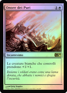 Honor of the Pure
Magic 2010 Core Set (Foil) - Italian
Single
Magic The Gathering