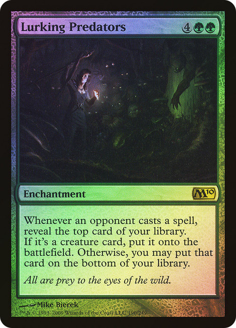 Lurking Predators\nMagic 2010 Core Set\nSingle\nMagic The Gathering