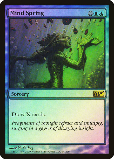 Mind Spring\nMagic 2010 Core Set\nSingle\nMagic The Gathering