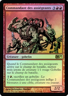 Siege-Gang Commander
Magic 2010 Core Set (Foil) - French
Single
Magic The Gathering