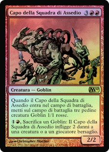 Siege-Gang Commander
Magic 2010 Core Set (Foil) - Italian
Single
Magic The Gathering