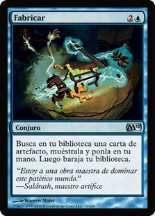 Fabricate
Magic 2010 Core Set - Spanish
Single
Magic The Gathering