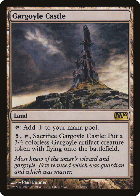 Gargoyle Castle\nMagic 2010 Core Set\nSingle\nMagic The Gathering