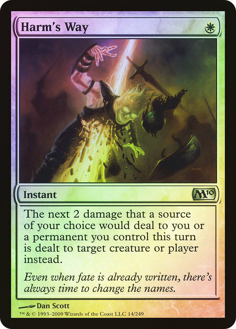 Harm's Way\nMagic 2010 Core Set\nSingle\nMagic The Gathering