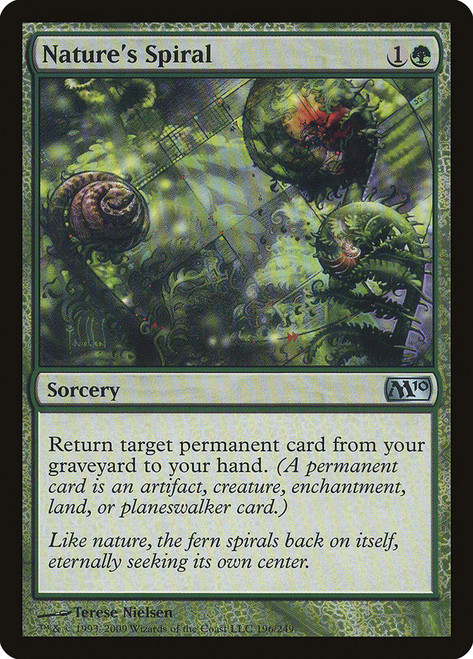 Nature's Spiral\nMagic 2010 Core Set\nSingle\nMagic The Gathering