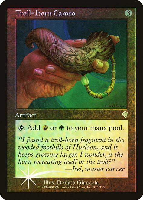 Troll-Horn Cameo\nInvasion\nSingle\nMagic The Gathering