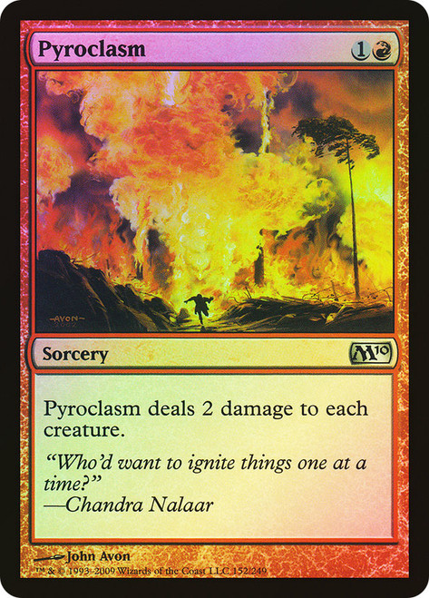 Pyroclasm\nMagic 2010 Core Set\nSingle\nMagic The Gathering