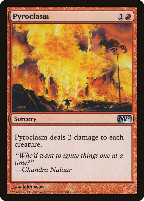 Pyroclasm\nMagic 2010 Core Set\nSingle\nMagic The Gathering