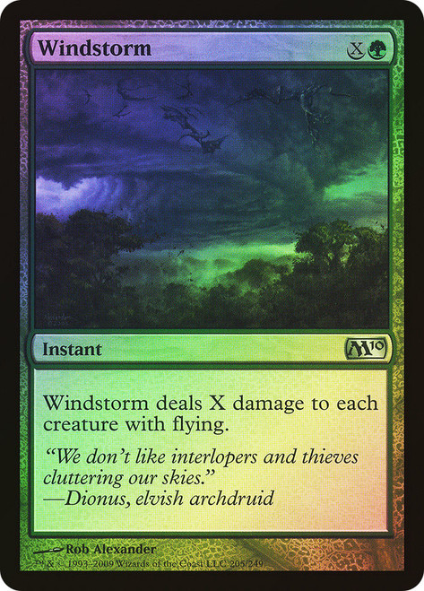 Windstorm\nMagic 2010 Core Set\nSingle\nMagic The Gathering