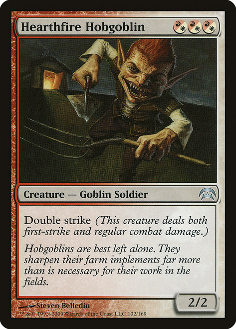 Hearthfire Hobgoblin\nPlanechase: 2009 Edition\nSingle\nMagic The Gathering