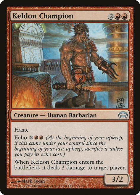 Keldon Champion\nPlanechase: 2009 Edition\nSingle\nMagic The Gathering