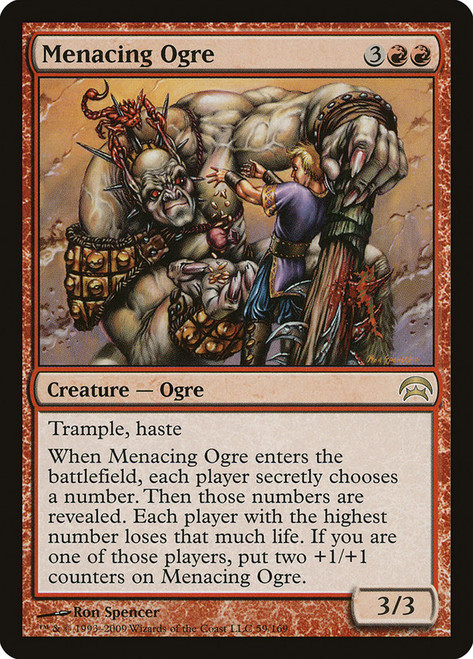 Menacing Ogre\nPlanechase: 2009 Edition\nSingle\nMagic The Gathering