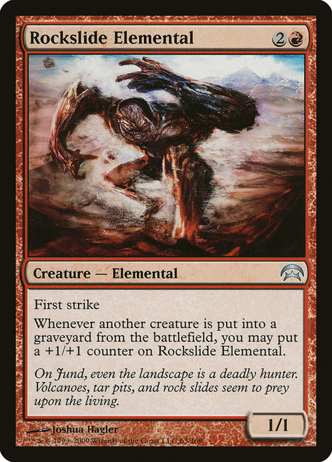 Rockslide Elemental\nPlanechase: 2009 Edition\nSingle\nMagic The Gathering