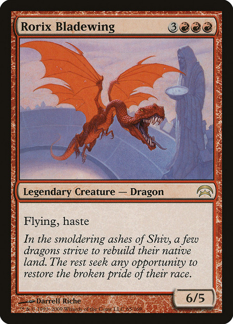 Rorix Bladewing\nPlanechase: 2009 Edition\nSingle\nMagic The Gathering