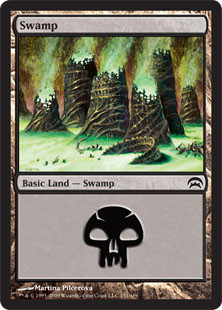 Swamp (#151)\nPlanechase: 2009 Edition\nSingle\nMagic The Gathering