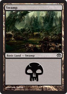Swamp (#153)\nPlanechase: 2009 Edition\nSingle\nMagic The Gathering