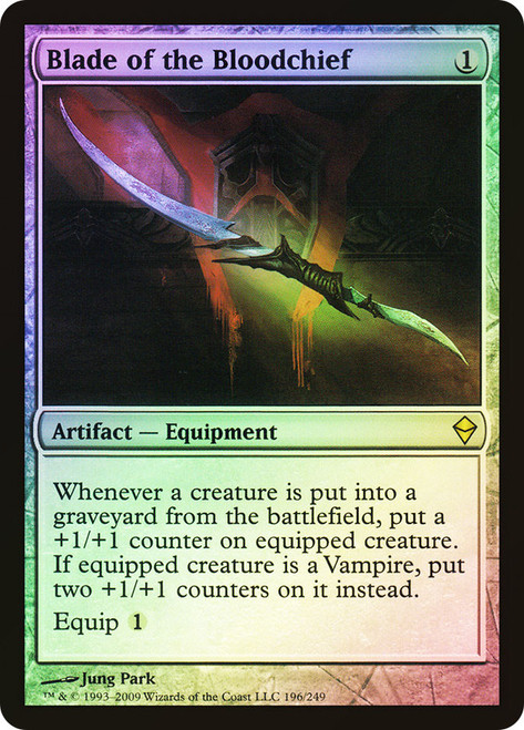 Blade of the Bloodchief\nZendikar\nSingle\nMagic The Gathering