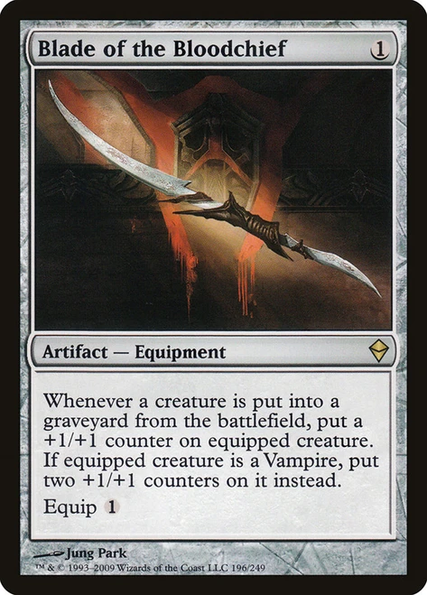 Blade of the Bloodchief\nZendikar\nSingle\nMagic The Gathering