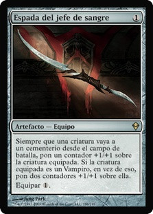 Blade of the Bloodchief
Zendikar - Spanish
Single
Magic The Gathering