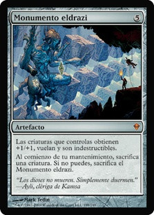 Eldrazi Monument
Zendikar - Spanish
Single
Magic The Gathering
