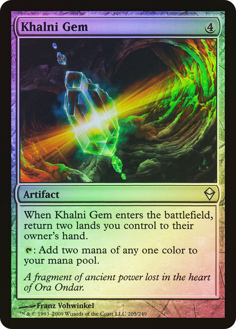 Khalni Gem\nZendikar\nSingle\nMagic The Gathering