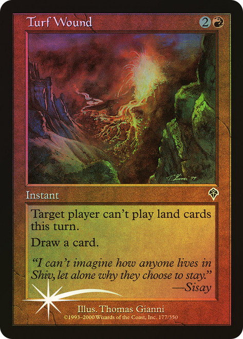 Turf Wound\nInvasion\nSingle\nMagic The Gathering