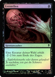 Disfigure
Zendikar (Foil) - German
Single
Magic The Gathering