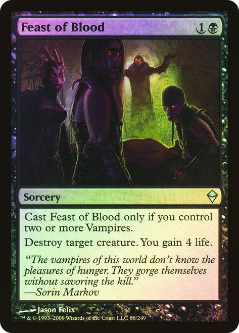 Feast of Blood\nZendikar\nSingle\nMagic The Gathering