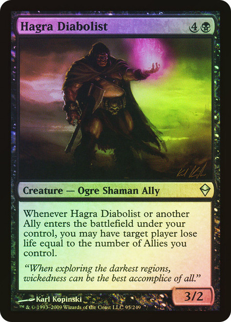 Hagra Diabolist\nZendikar\nSingle\nMagic The Gathering