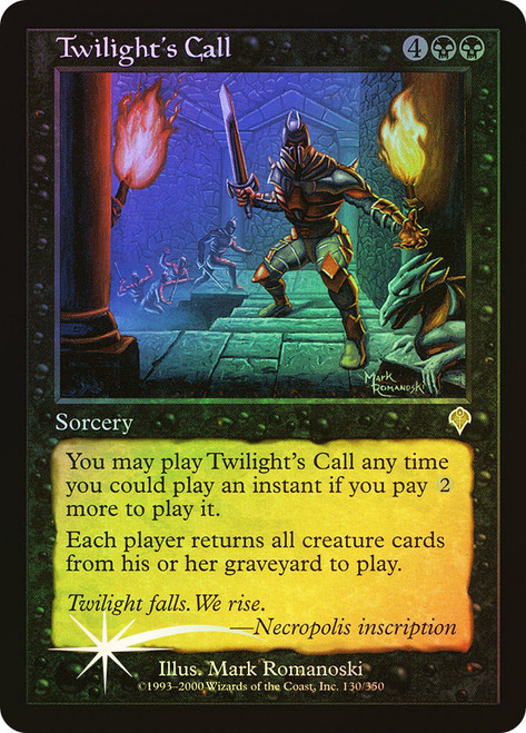 Twilight's Call\nInvasion\nSingle\nMagic The Gathering