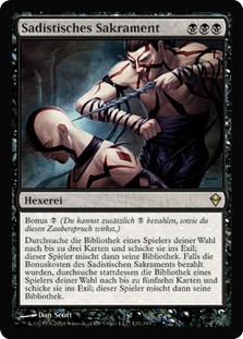 Sadistic Sacrament
Zendikar - German
Single
Magic The Gathering