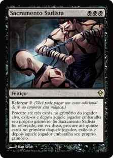 Sadistic Sacrament
Zendikar - Portuguese
Single
Magic The Gathering